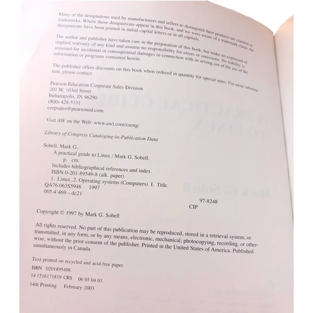 A Practical Guide to Linux (1997) - Picture 5 of 5